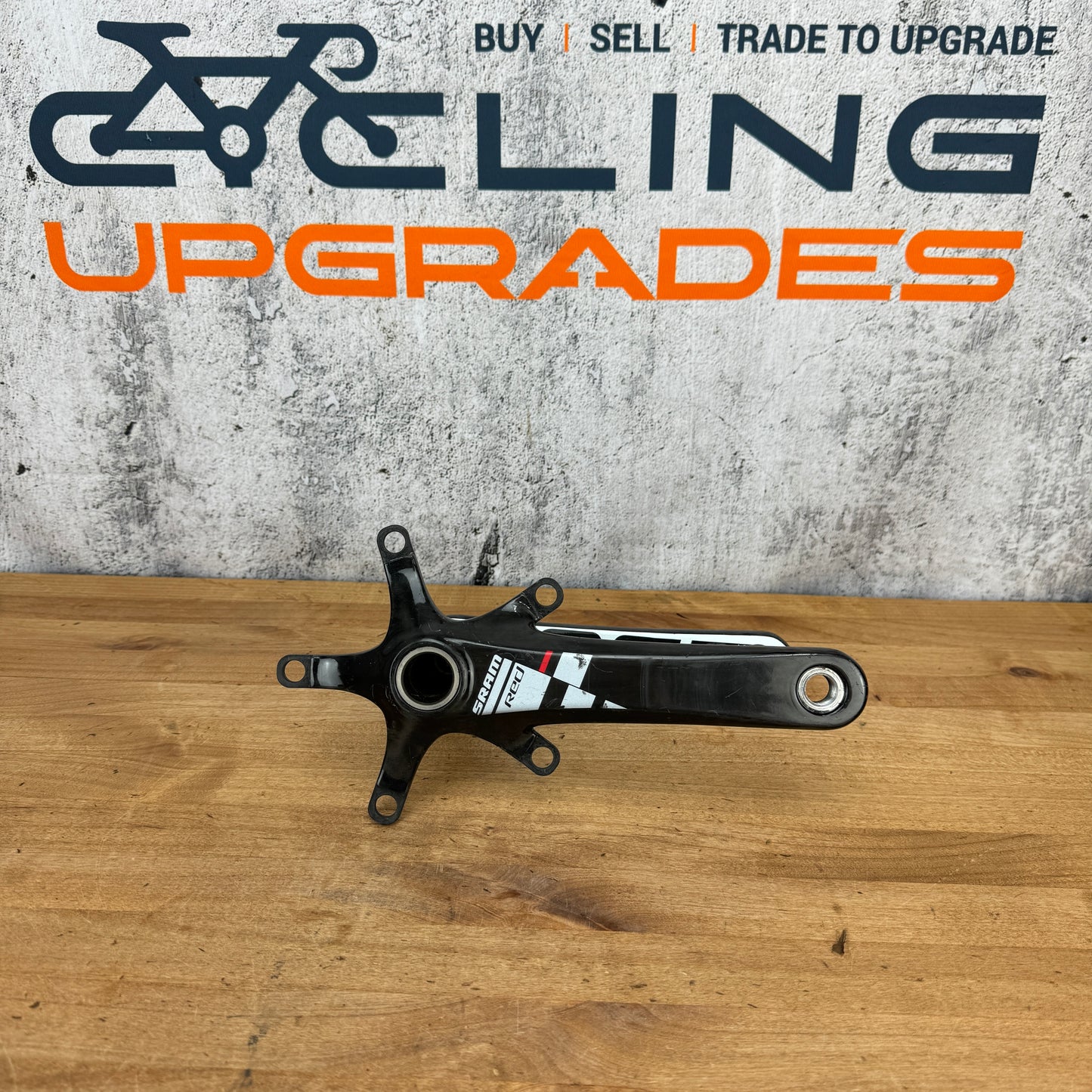 SRAM Red Carbon 175mm 5-Bolt 130BCD Crankset Crank Arms GXP Spindle 504g