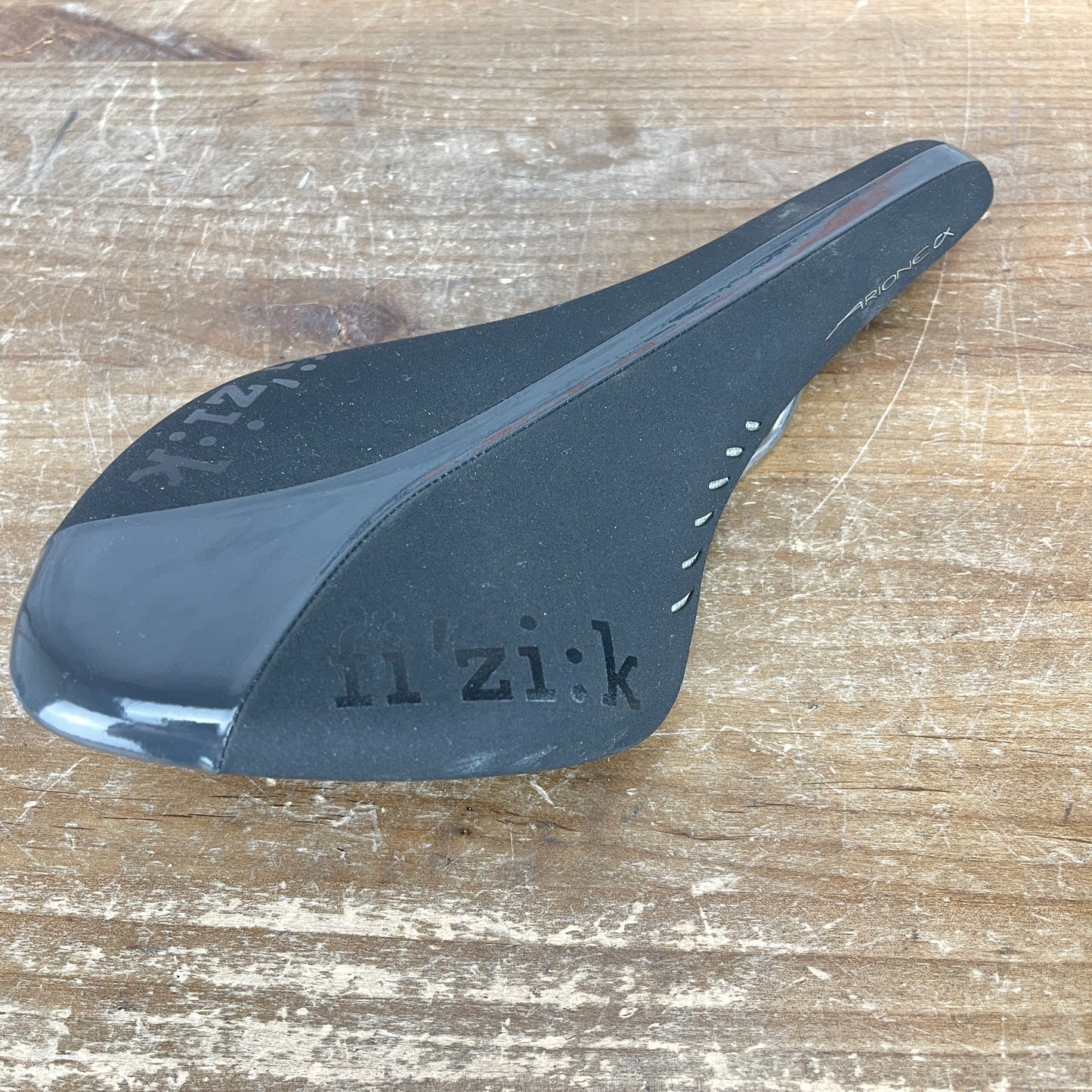 Fizik Arione CX 7x7mm Kium Rails 130mm Bike Saddle 219g