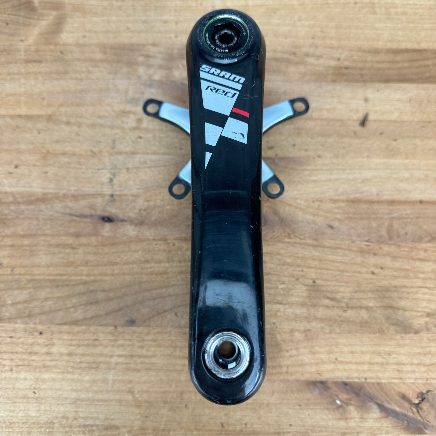 SRAM Red Carbon 175mm 5-Bolt 130BCD Crankset Crank Arms GXP Spindle 504g