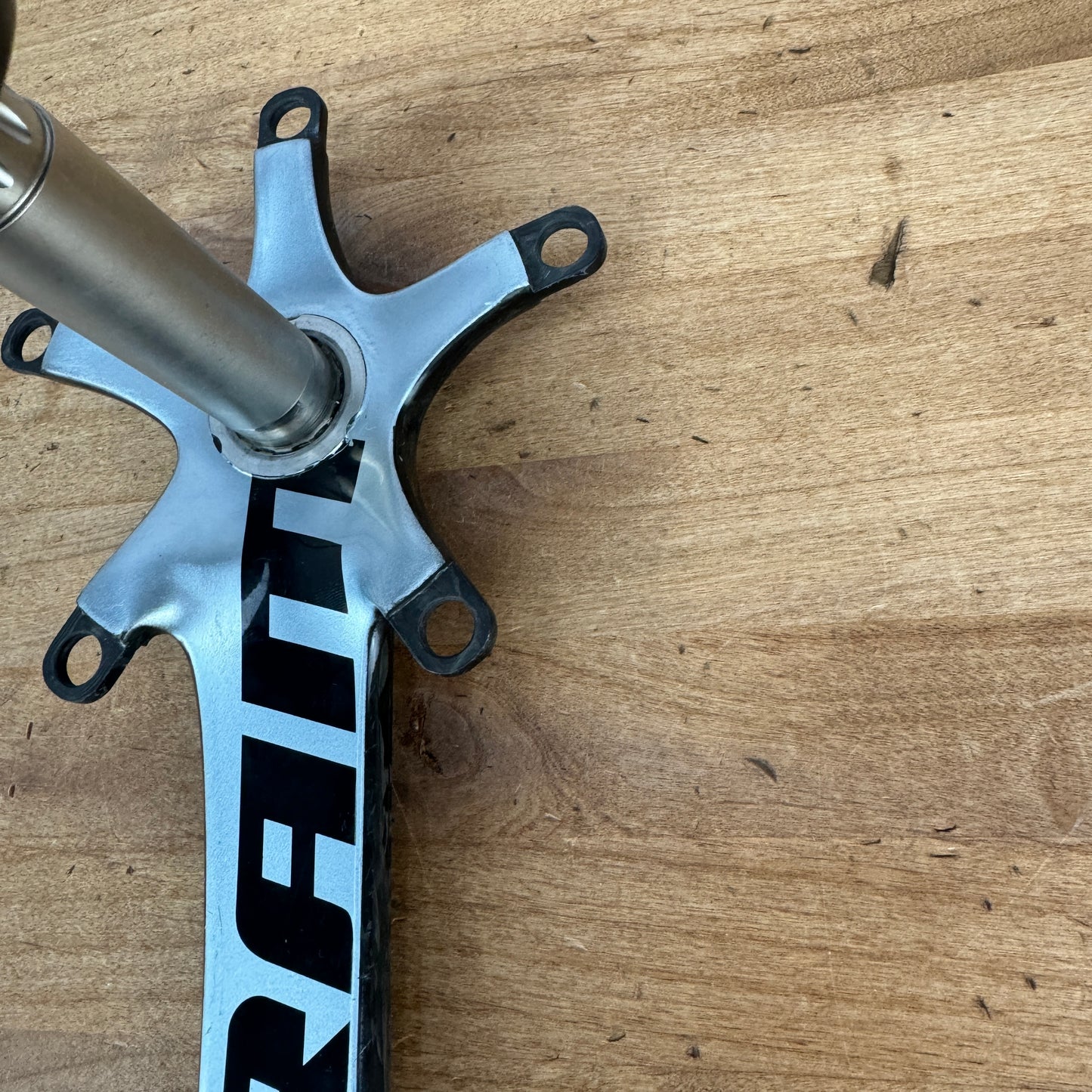 SRAM Red Carbon 175mm 5-Bolt 130BCD Crankset Crank Arms GXP Spindle 504g