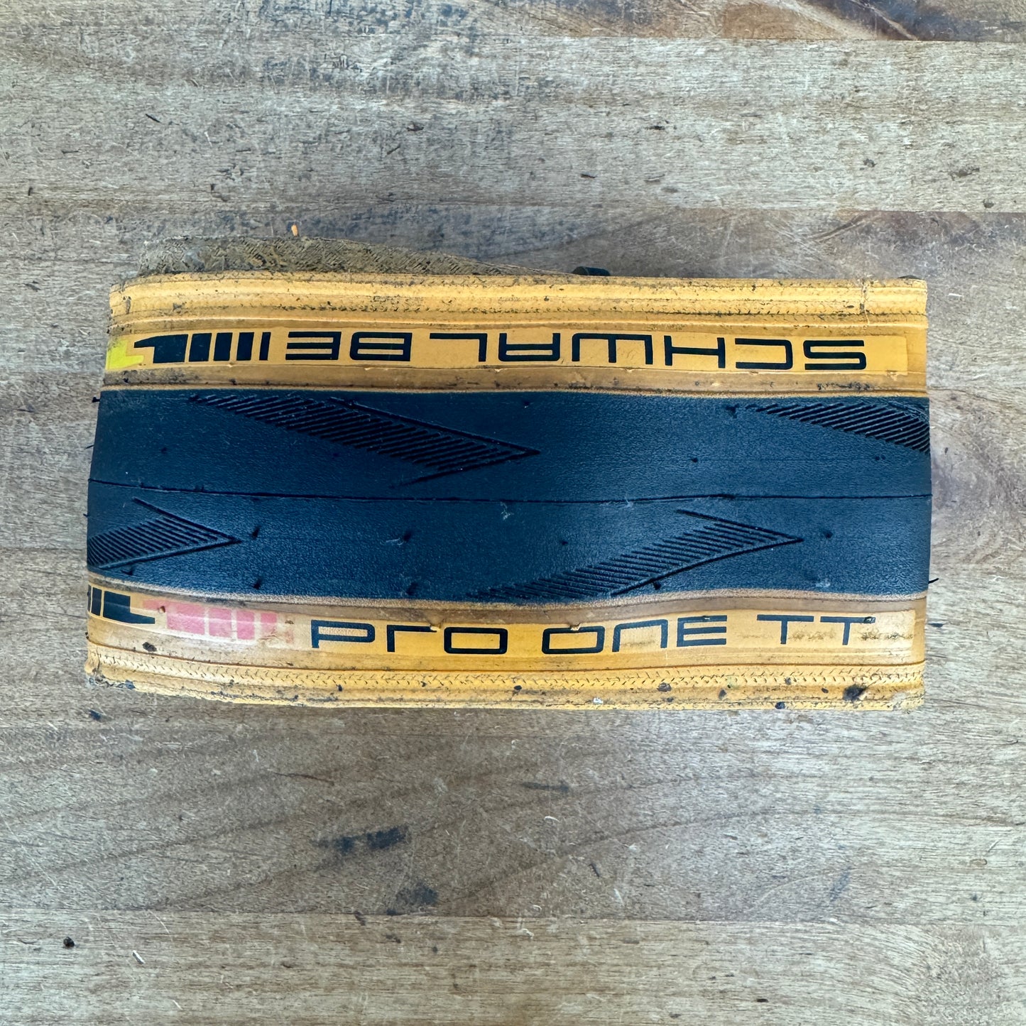 Schwalbe Pro One TT 700c x 25mm Tubeless Tanwall Pair Tires MSRP $182 486g