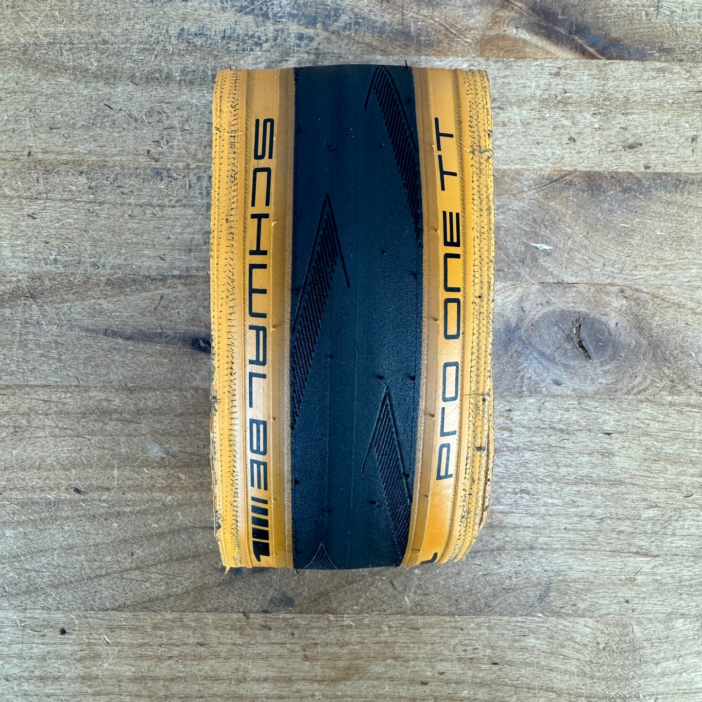 Schwalbe Pro One TT 700c x 25mm Tubeless Tanwall Pair Tires MSRP $182 486g