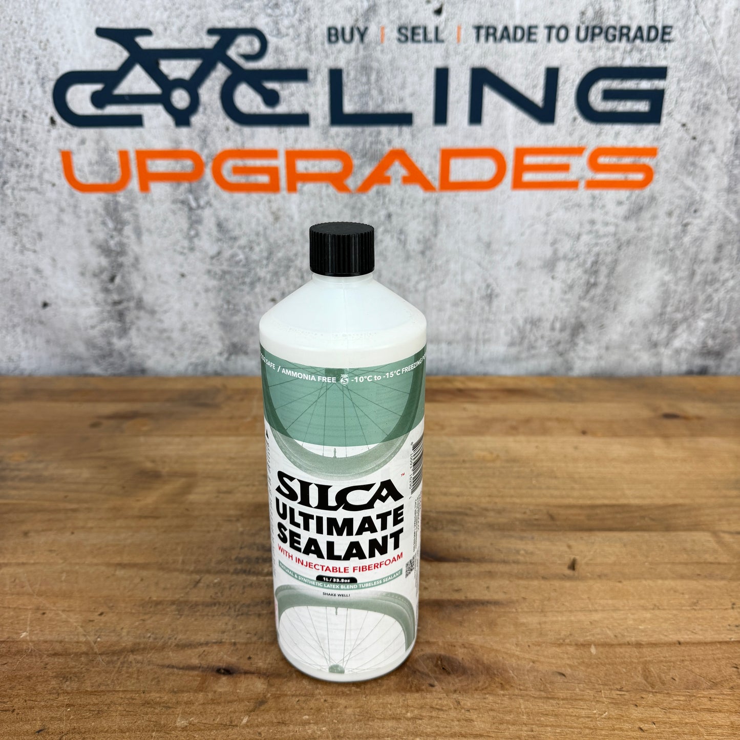 New! Silca Ultimate Sealant w/ Injectable Fiberfoam Bike Tire Sealant 1L / 33.8oz