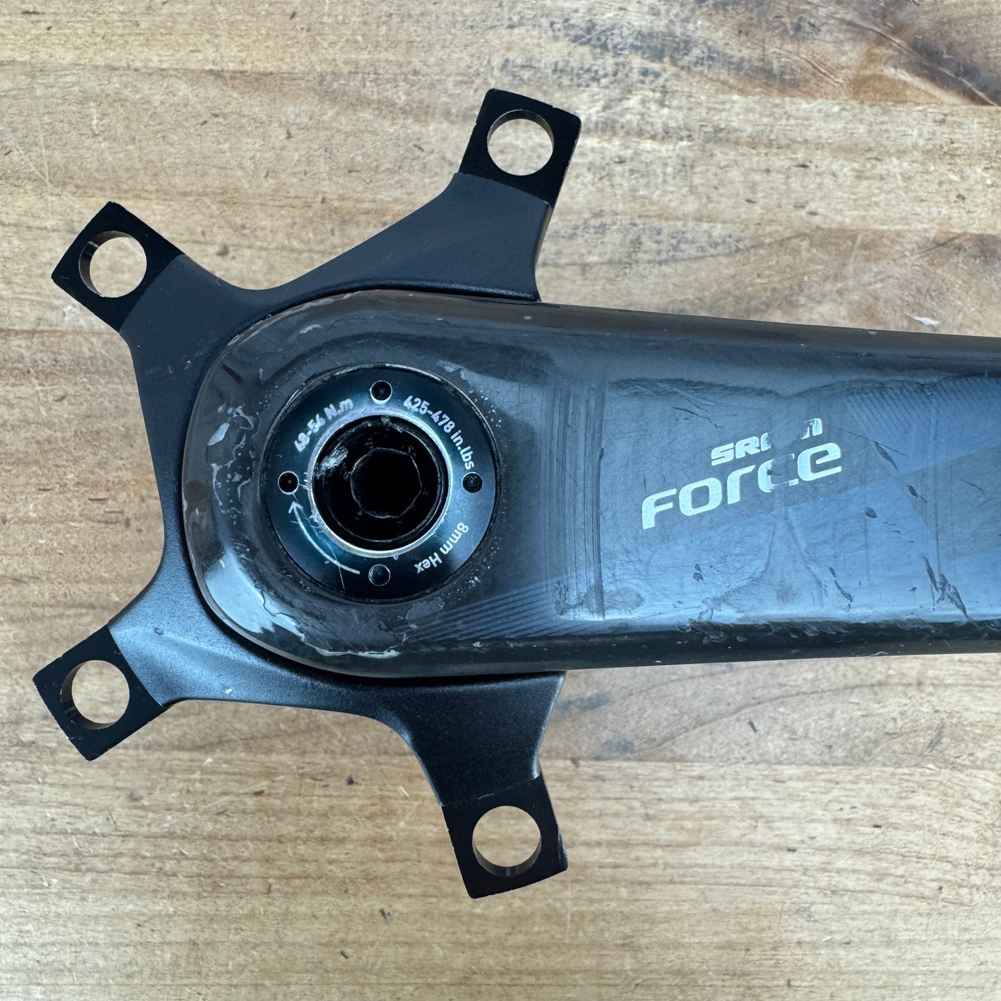 SRAM Force AXS D1 172.5mm Carbon 110mm BCD 5-Bolt 30mm Spindle Crank Arms 510g