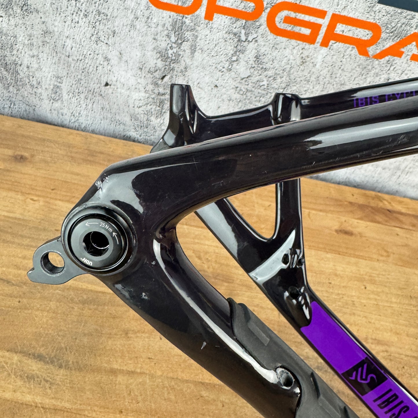 Ibis DV9 Carbon Boost 29" X-Large Purple Crush Hardtail MTB Frameset 1497g