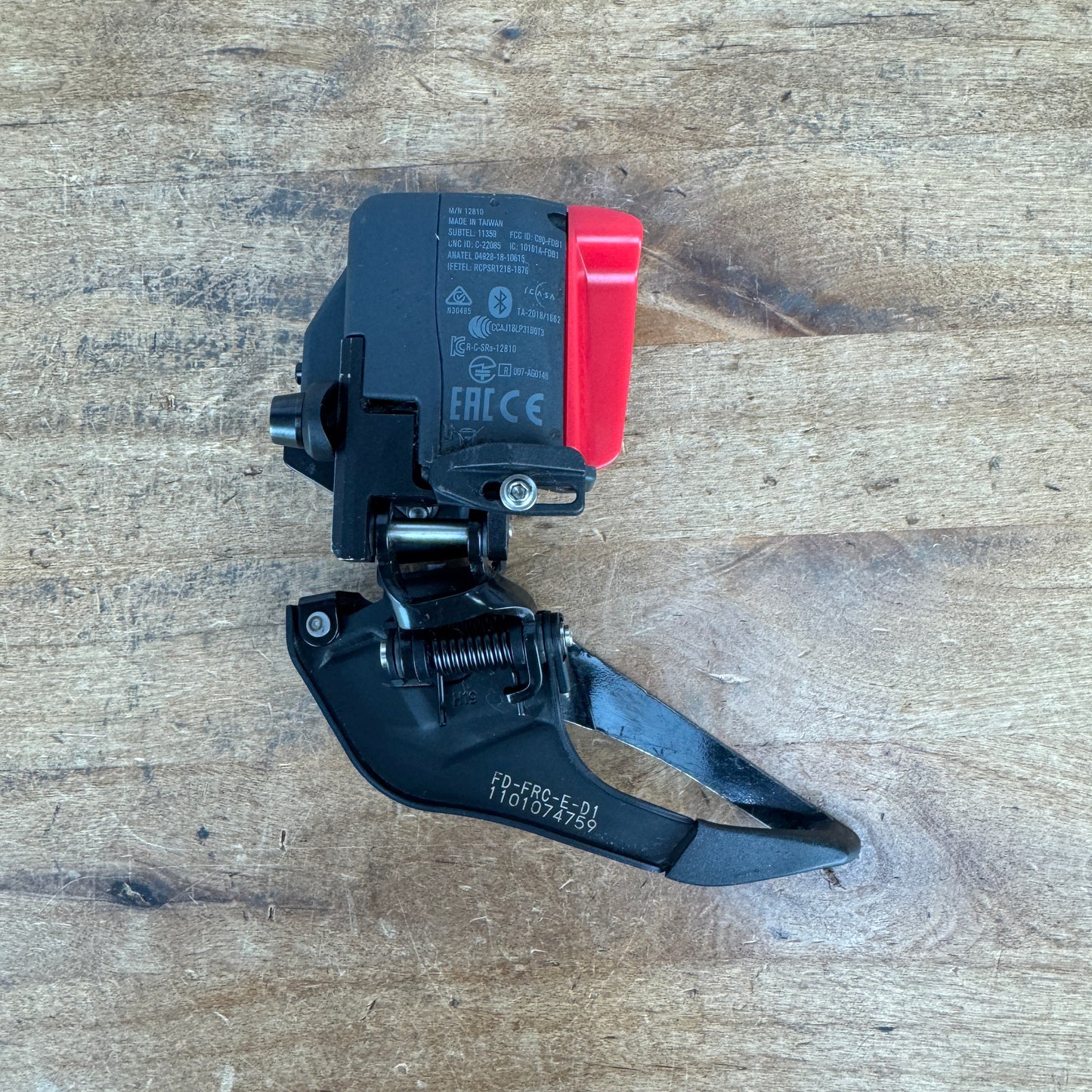 SRAM Force AXS D1 12-Speed Electronic Wireless Braze-On Front Derailleur 163g
