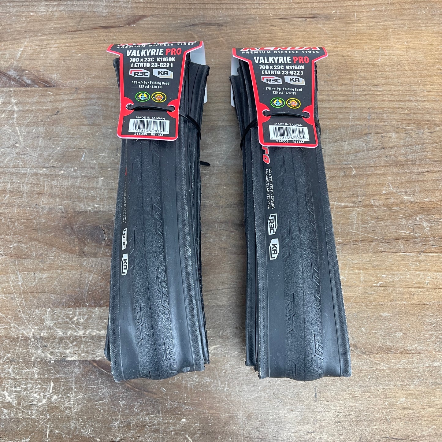 New! Pair Kenda Valkyrie Pro 700c x 23mm Clincher Road Bike Tires