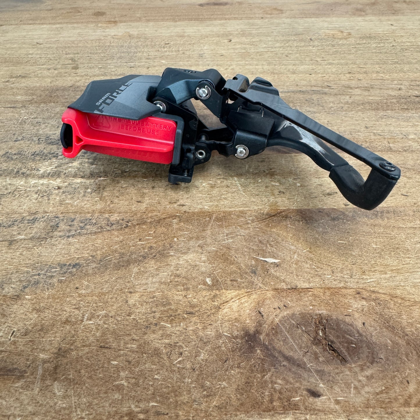 SRAM Force AXS D1 12-Speed Electronic Wireless Braze-On Front Derailleur 163g