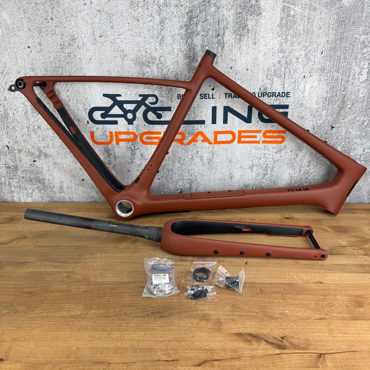 New! 2025 Enve MOG 56cm Carbon Gravel Disc Brake Frameset 700c Terracotta