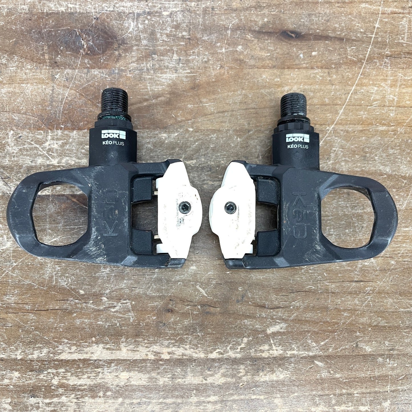 Look Keo Plus Steel Spindle Road Bike Clipless Pedals No Cleats 275g