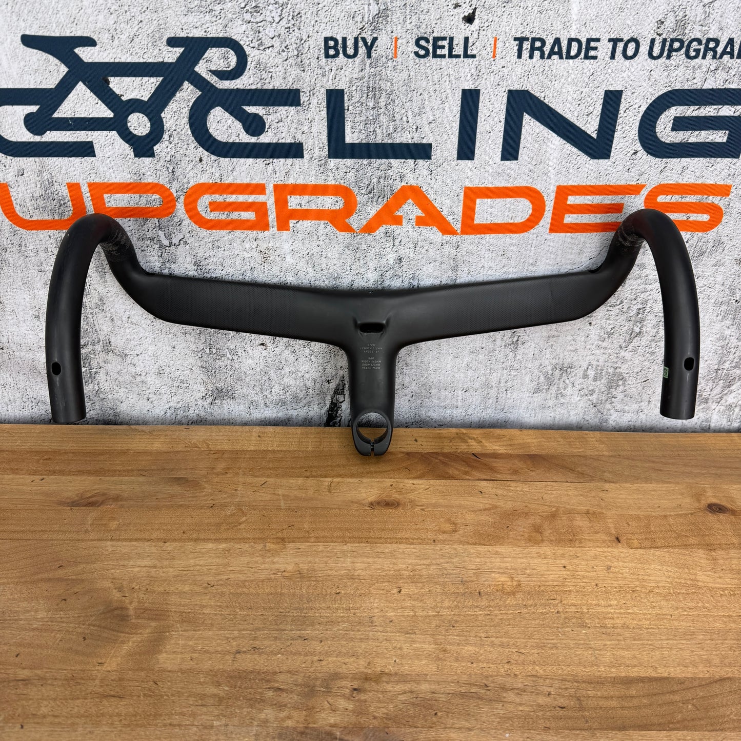 Roval Rapide Cockpit 44cm x 110mm -6 Degree Carbon Integrated Handlebar 340g