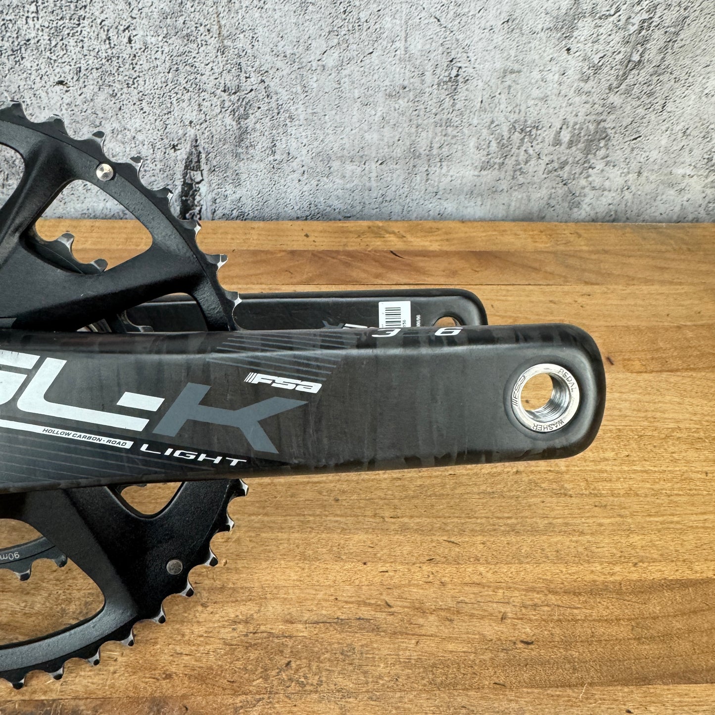 Low Mile! FSA SL-K Light Modular 46/30t 10/11-Speed 30mm Carbon Crankset 175mm