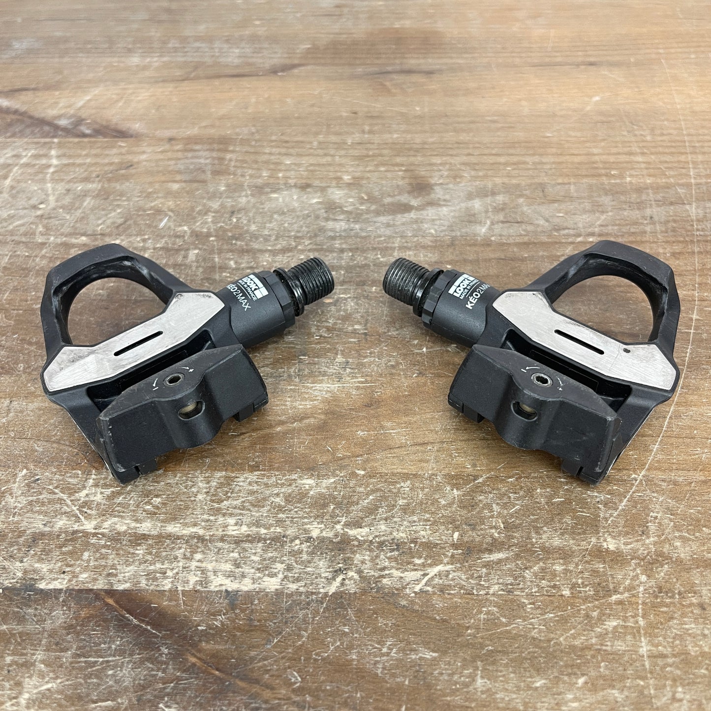Look Keo2max Steel Spindle Road Bike Clipless Pedals 265g No Cleats