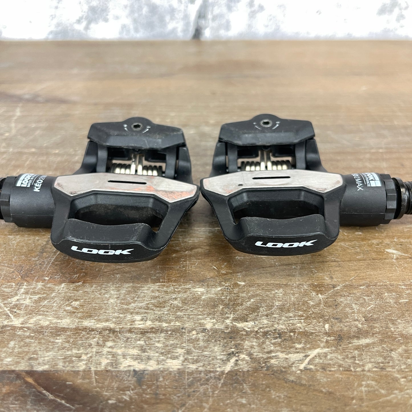 Look Keo2max Steel Spindle Road Bike Clipless Pedals 265g No Cleats