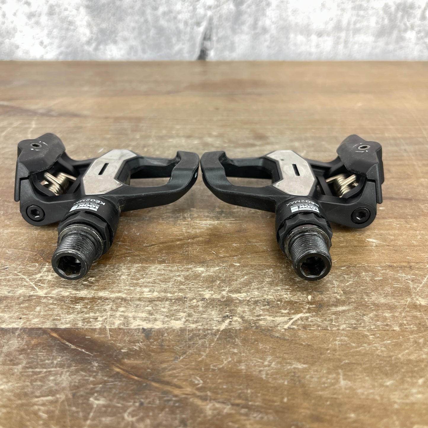 Look Keo2max Steel Spindle Road Bike Clipless Pedals 265g No Cleats