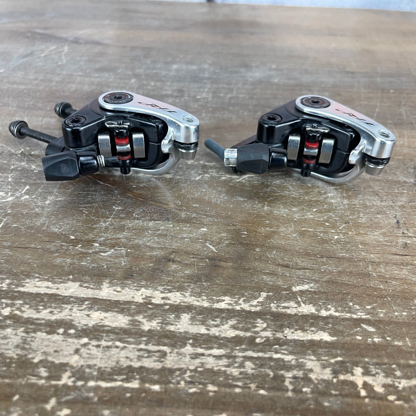 TRP Spyre Flat-Mount Cable Actuated Disc Brake Calipers 373g w/ Adapters