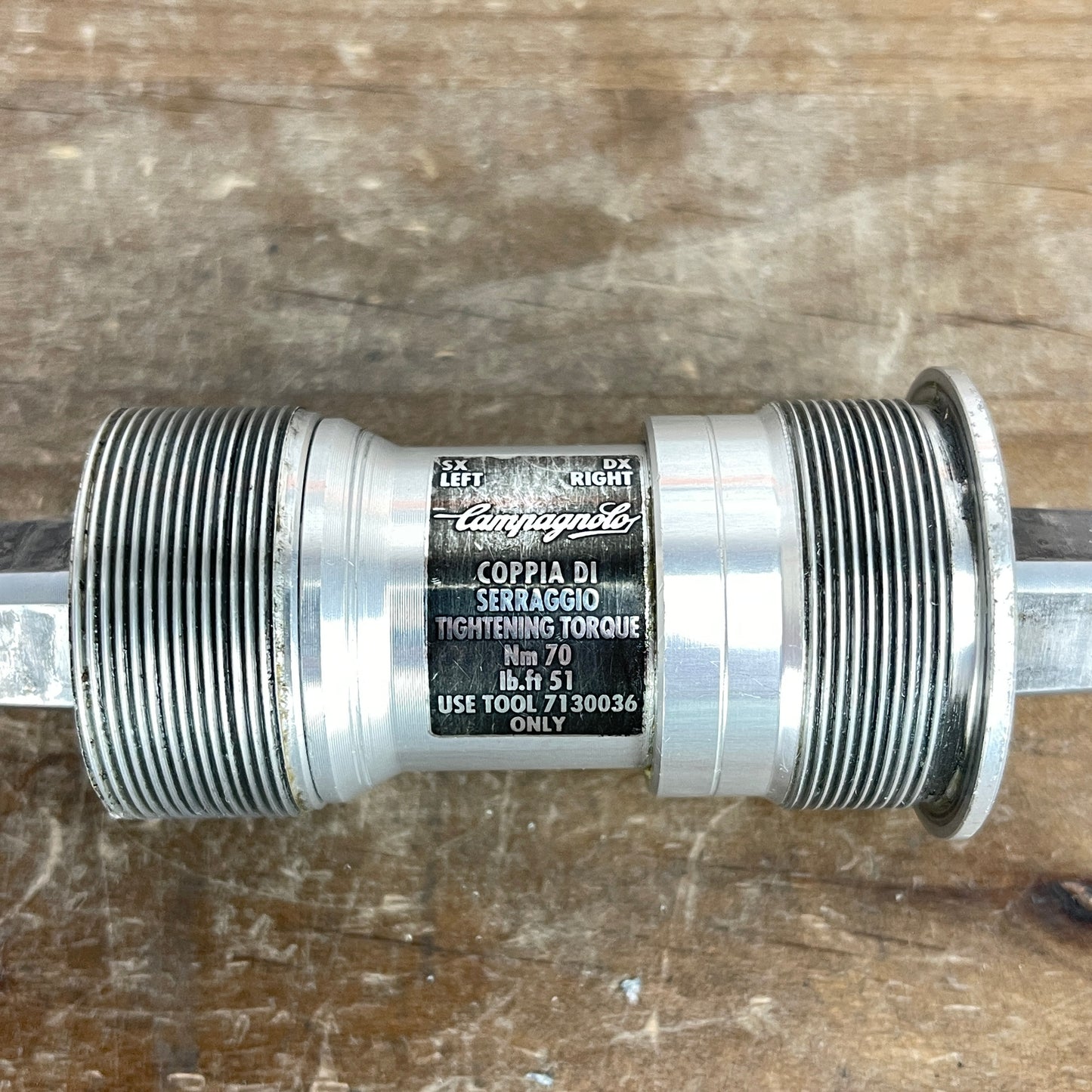 Campagnolo Chorus 1.37x24t BSA English Threaded Square Taper Bottom Bracket