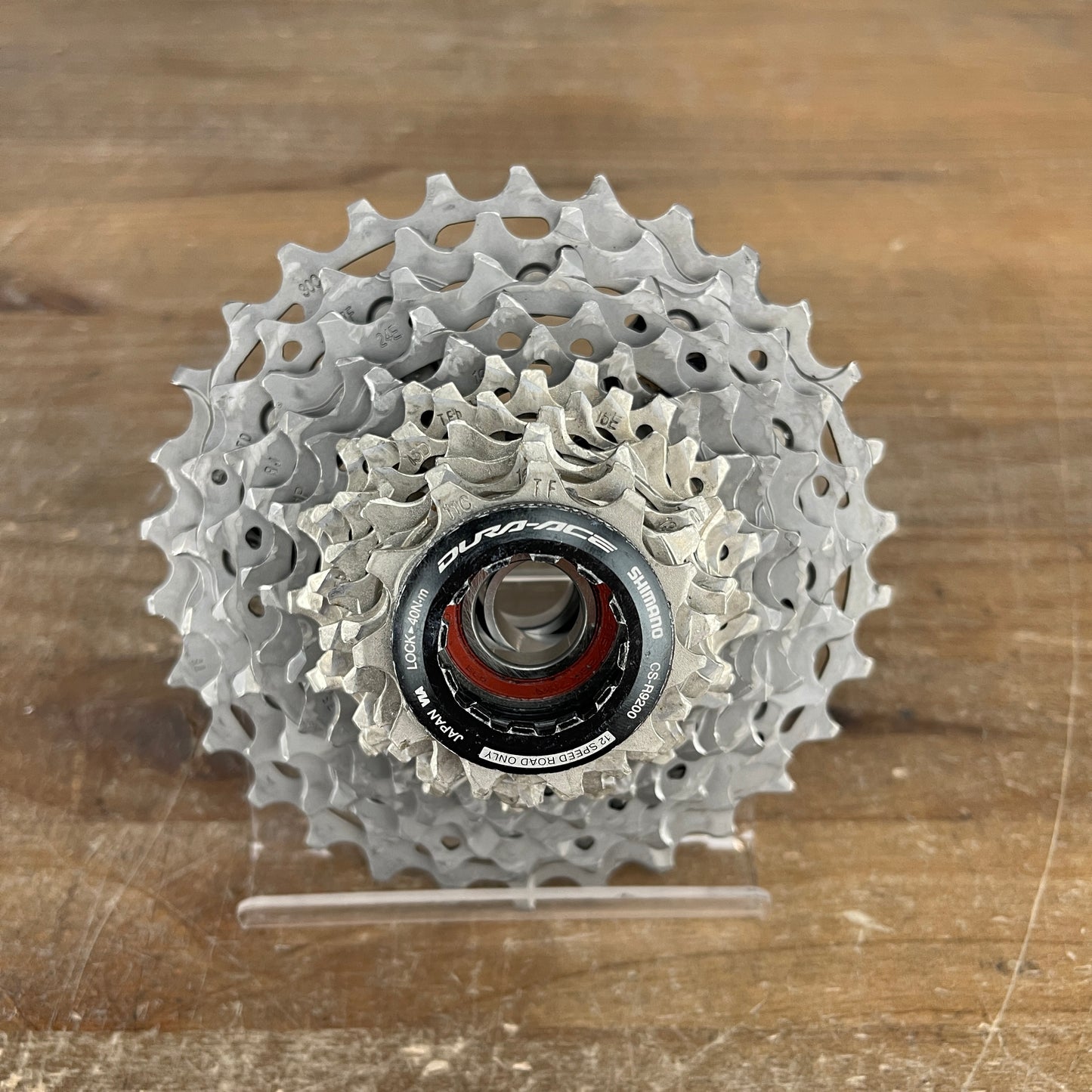 Shimano Dura Ace CS-R9200 11-30t 12-Speed Road Bike Cassette 225g "Typical Wear"
