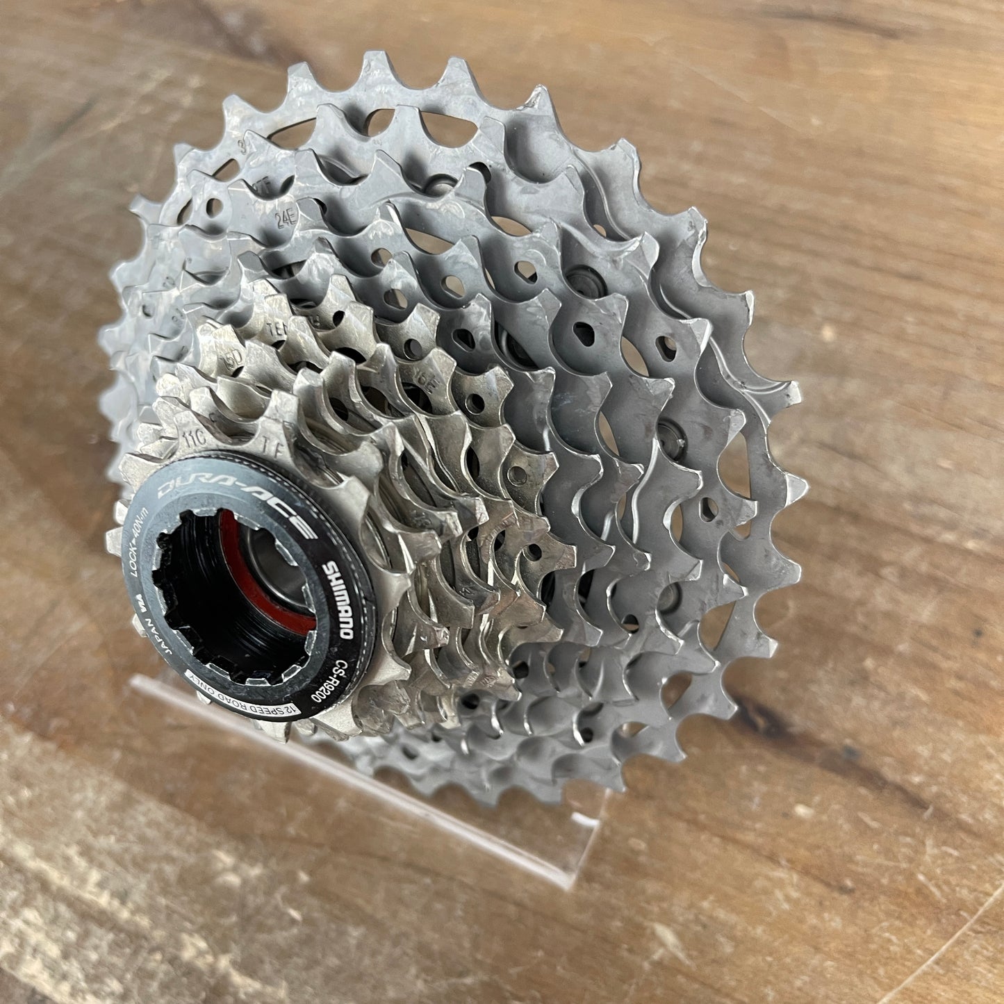 Shimano Dura Ace CS-R9200 11-30t 12-Speed Road Bike Cassette 225g "Typical Wear"