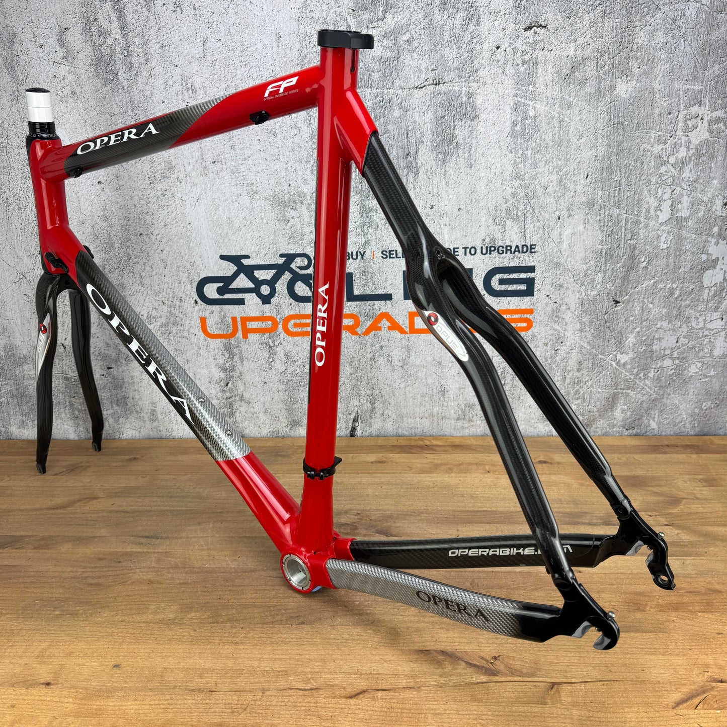 Opera Leonardo by Pinarello 59cm Rim Brake Carbon Road Bike Frameset 700c 2170g