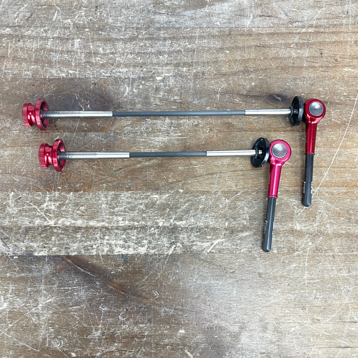 Tune U20 Titanium and Carbon Road Bike Quick Release Skewers 28g