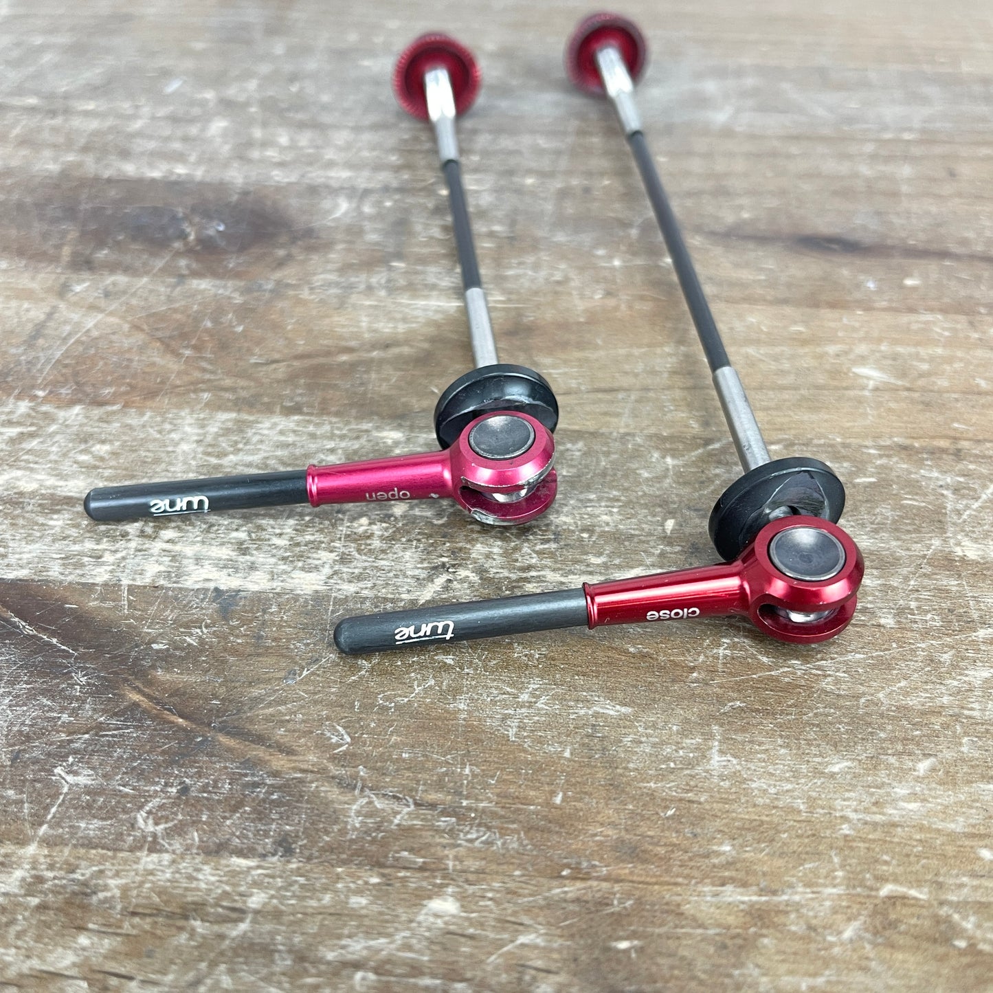 Tune U20 Titanium and Carbon Road Bike Quick Release Skewers 28g