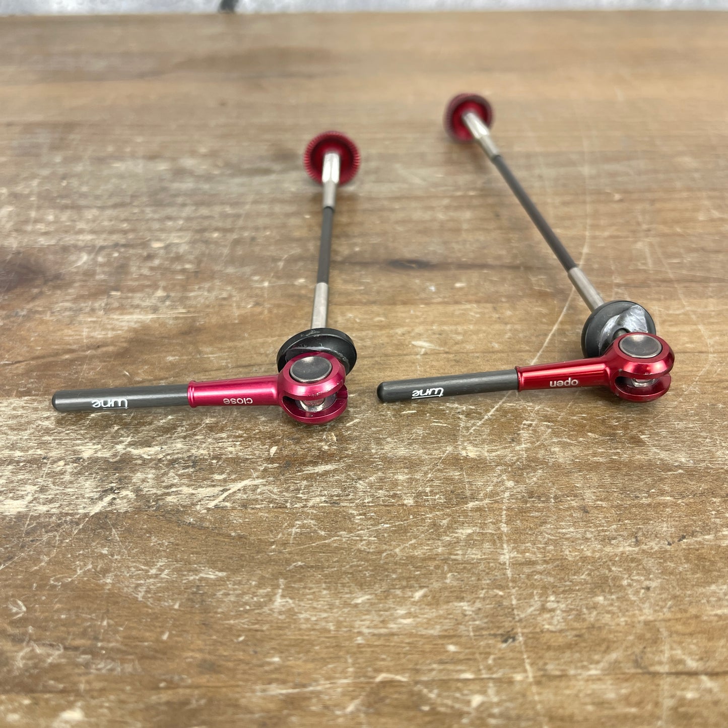 Tune U20 Titanium and Carbon Road Bike Quick Release Skewers 28g