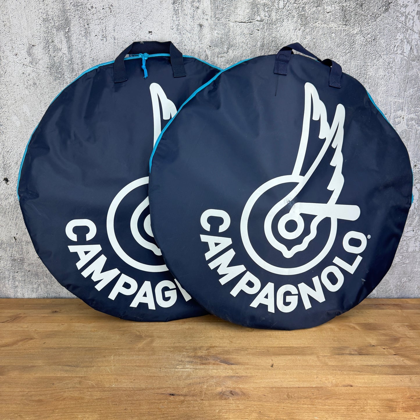 Pair Campagnolo Padded Road MTB Gravel Cycling Wheel Bags 700c / 29"