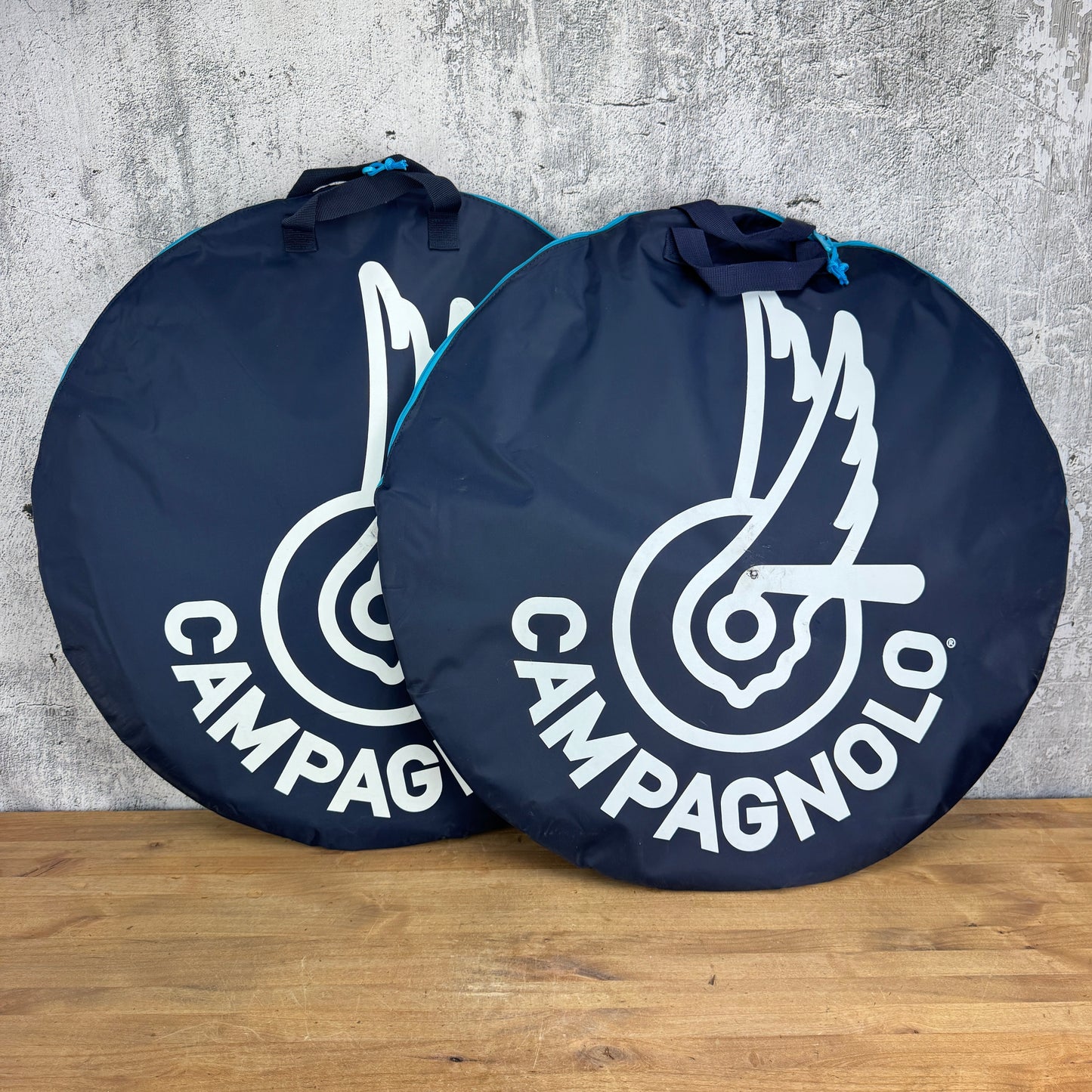 Pair Campagnolo Padded Road MTB Gravel Cycling Wheel Bags 700c / 29"