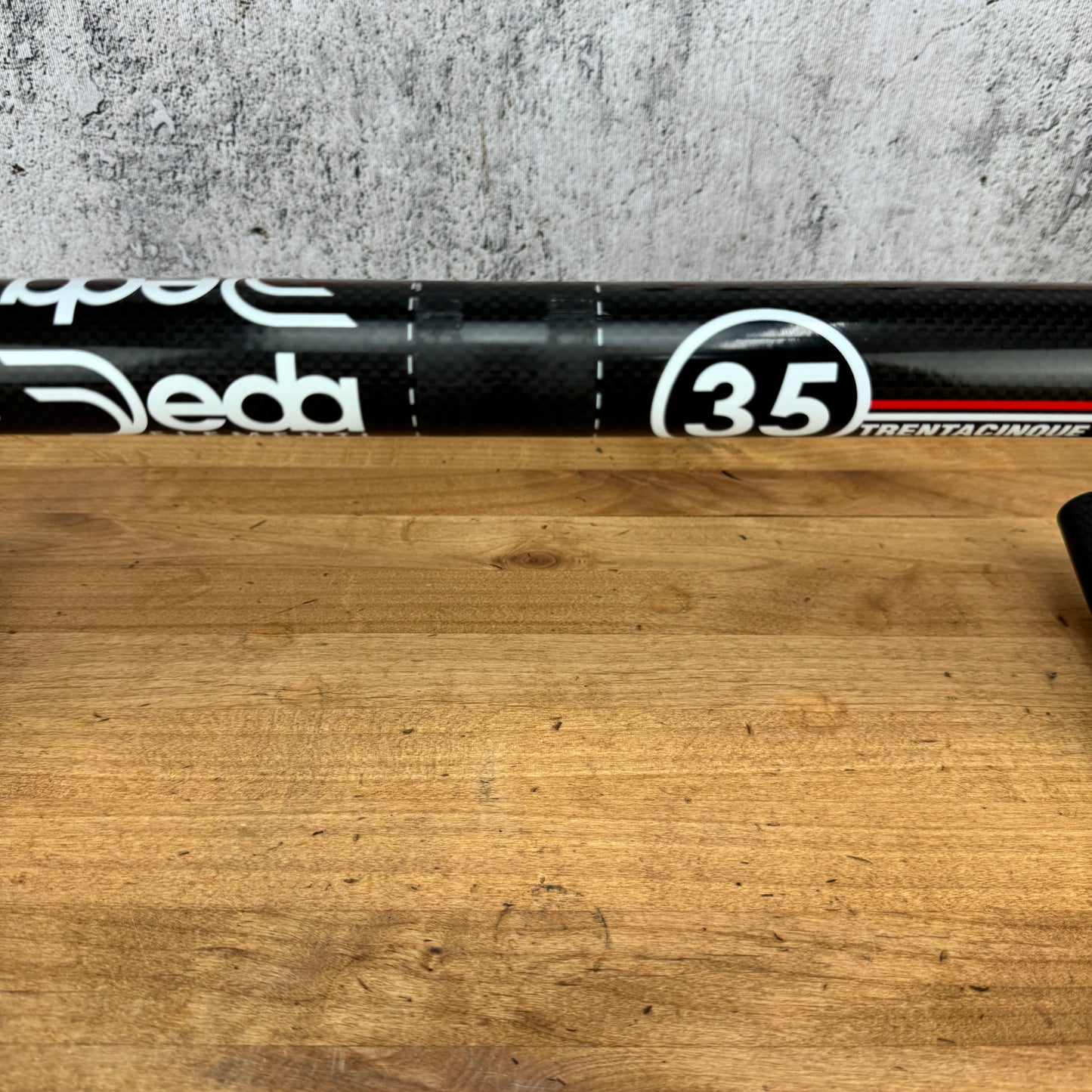 Low Mile! Deda Elementi Trentacinque Carbon 42cm C-C 35.0mm Bike Handlebar 206g