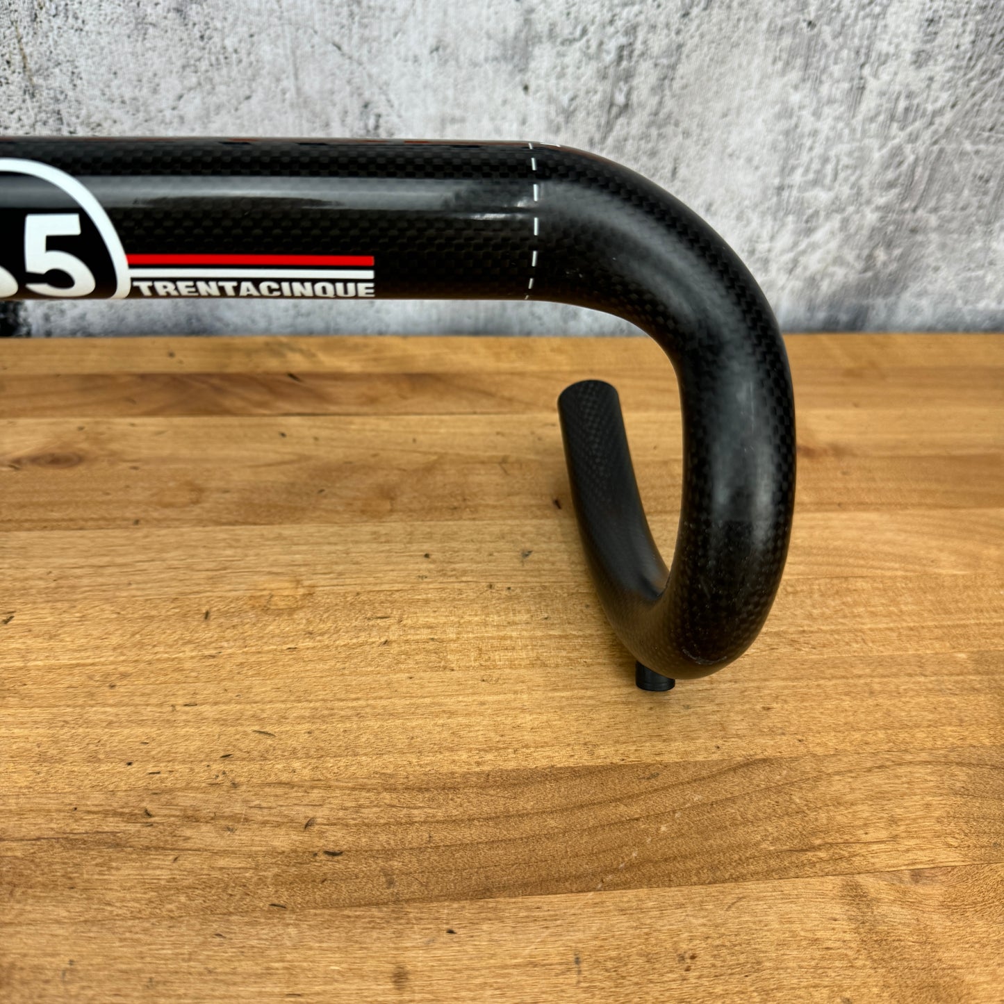 Low Mile! Deda Elementi Trentacinque Carbon 42cm C-C 35.0mm Bike Handlebar 206g