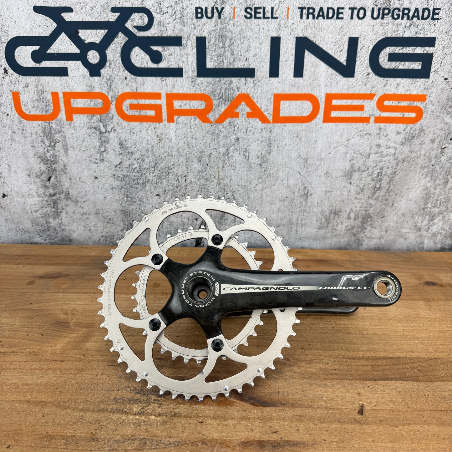 Campagnolo Chorus CT 10-Speed 175mm 50/34t Carbon Ultra-Torque 5-Bolt Crankset