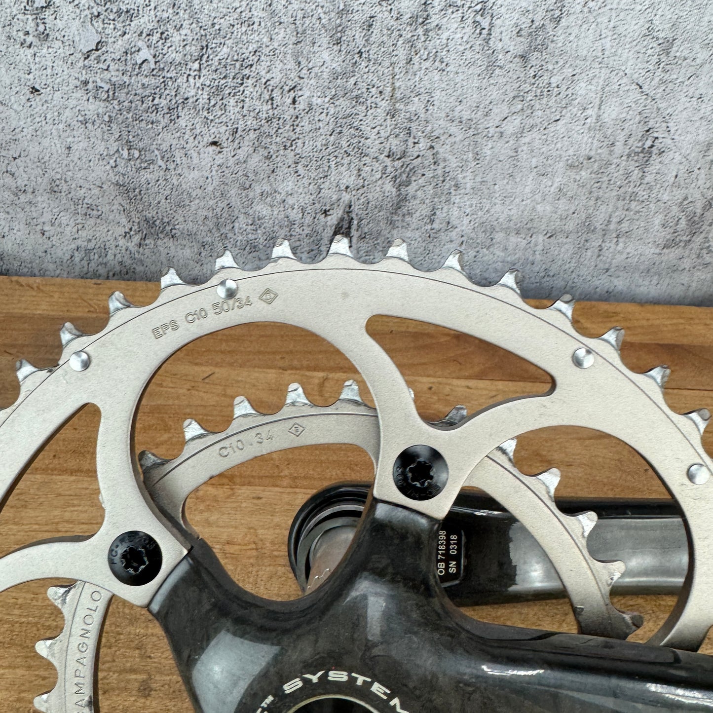 Campagnolo Chorus CT 10-Speed 175mm 50/34t Carbon Ultra-Torque 5-Bolt Crankset
