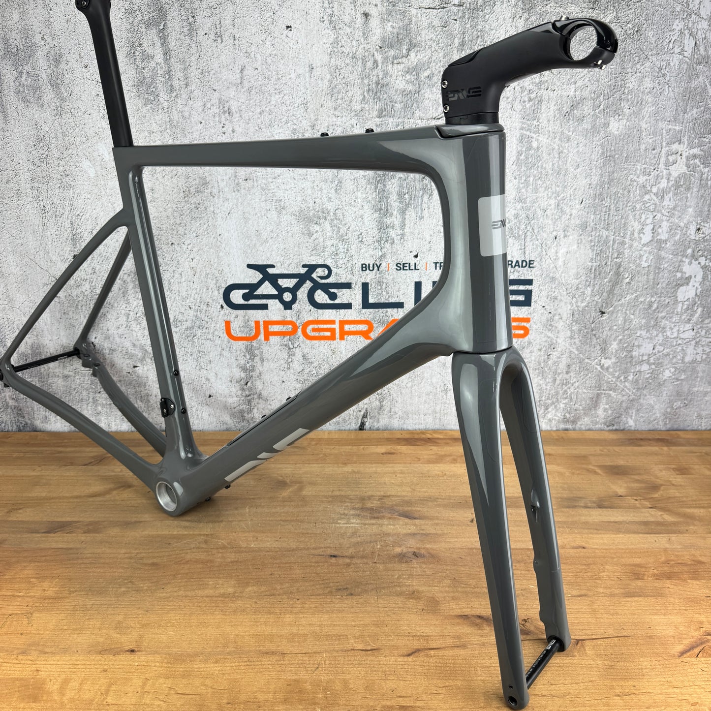 Mint! Enve Fray Ash 60cm Disc Brake Carbon Gravel Bike Frameset 700c 2256g