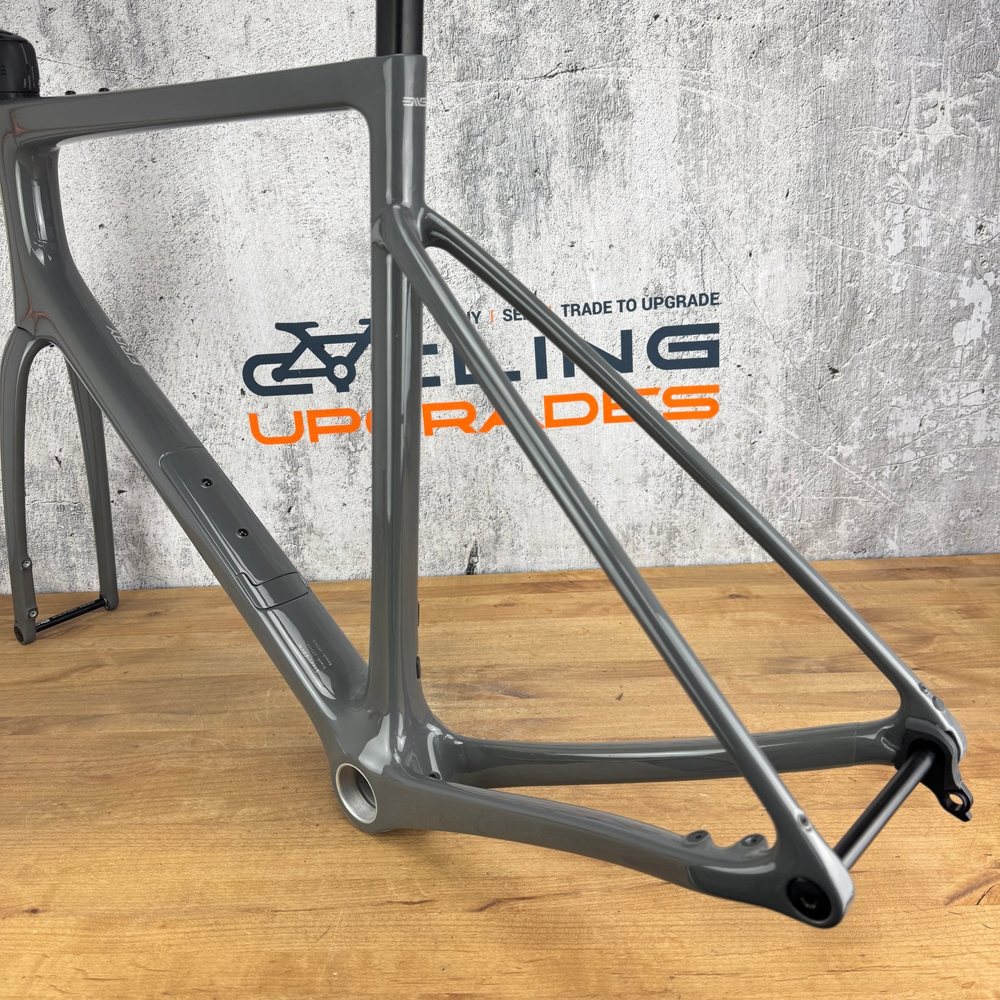 Mint! Enve Fray Ash 60cm Disc Brake Carbon Gravel Bike Frameset 700c 2256g