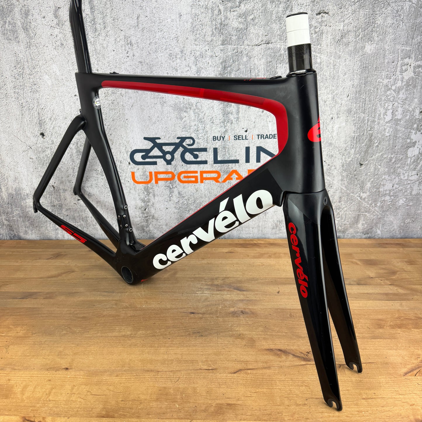 2018 Cervelo S5 58cm Rim Brake Carbon Road Bike Frameset 700c 1845g