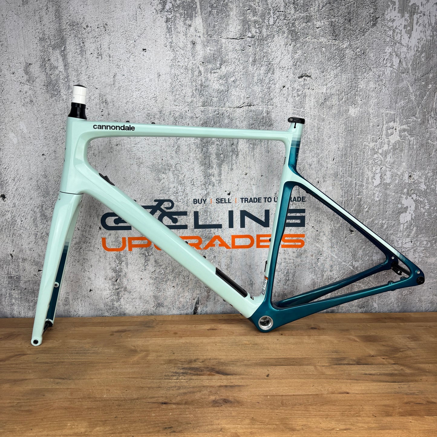 2023 Cannondale Synapse 58cm Carbon Disc Brake Frameset 700c 1947g Cool Mint