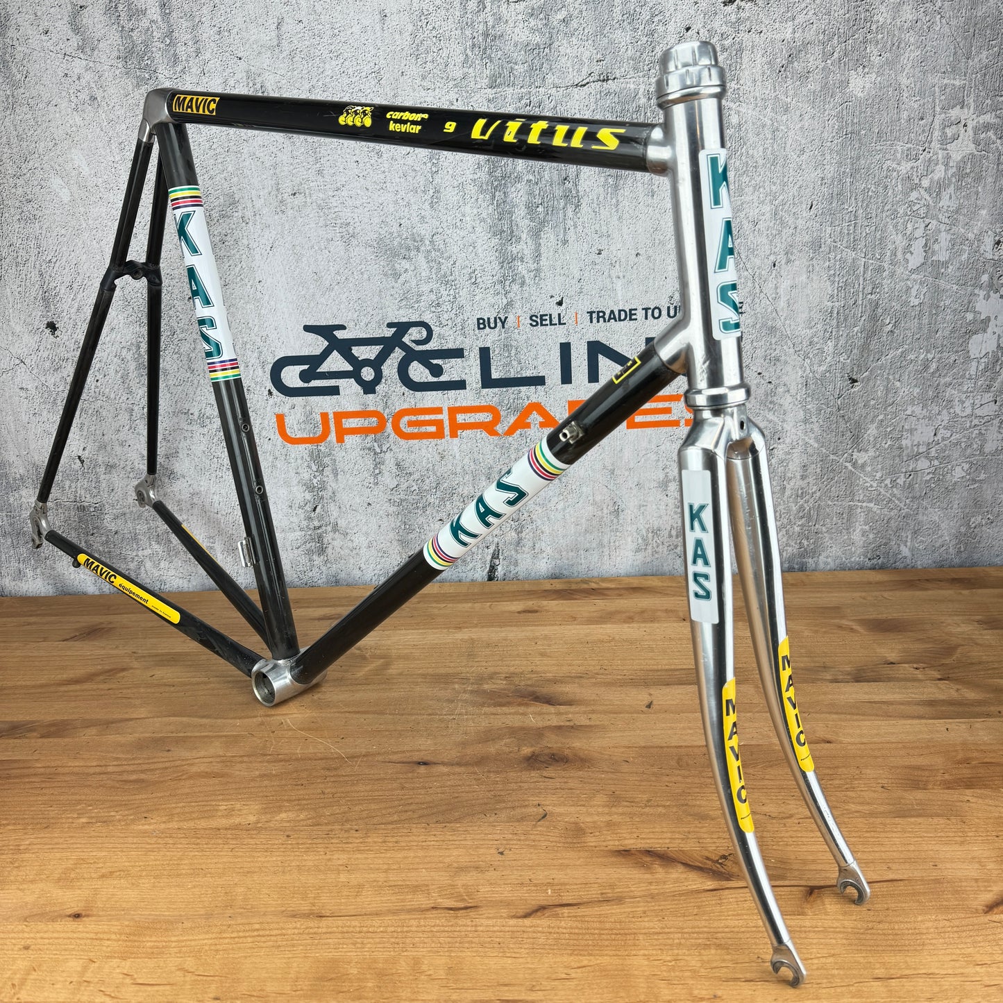 Vitus KAS Carbon 9 Rim Brake 57cm Road Bike Frameset 700c 2057g