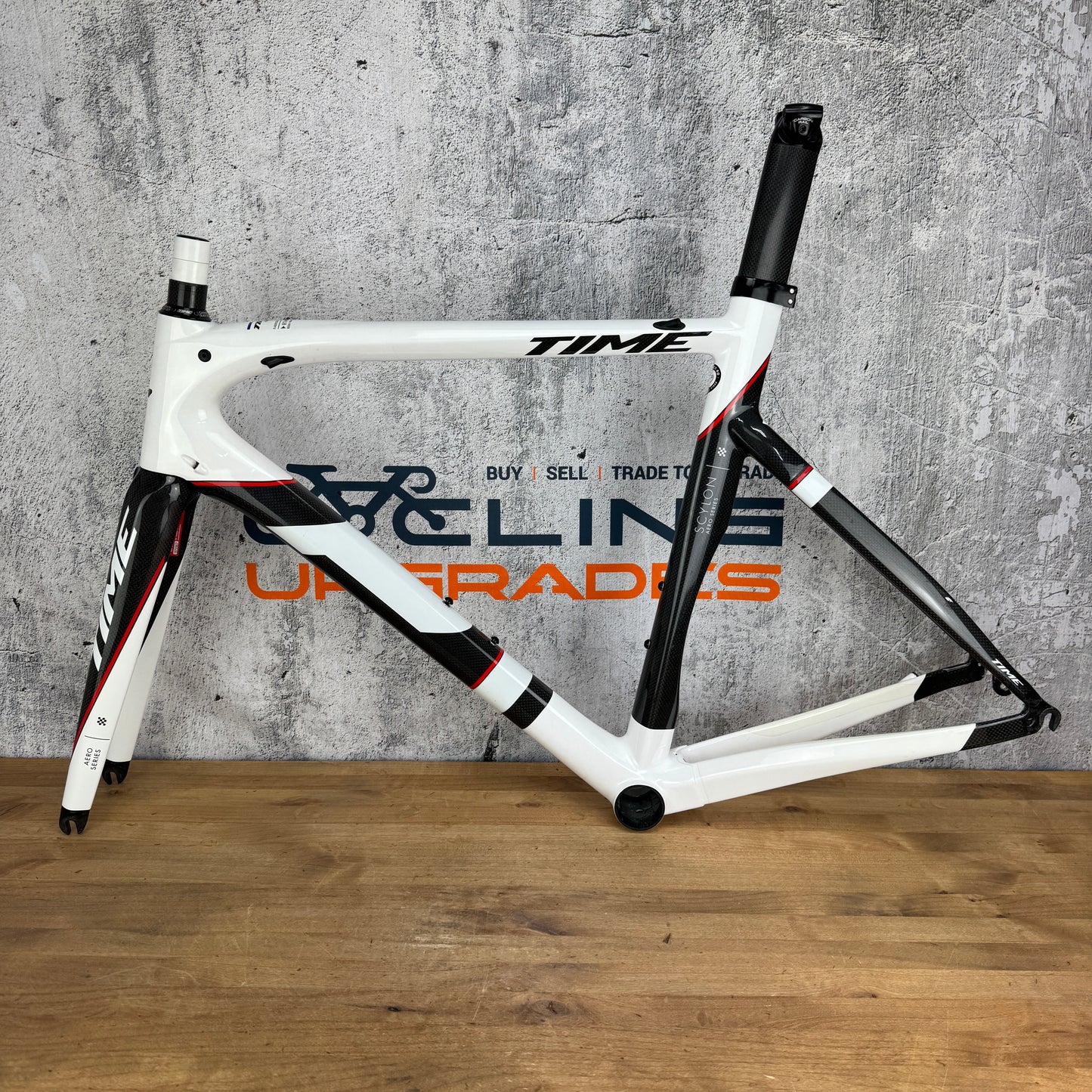Mint! 2020 Time Scylon Small 54cm Rim Brake Carbon Frameset 700c 1726g