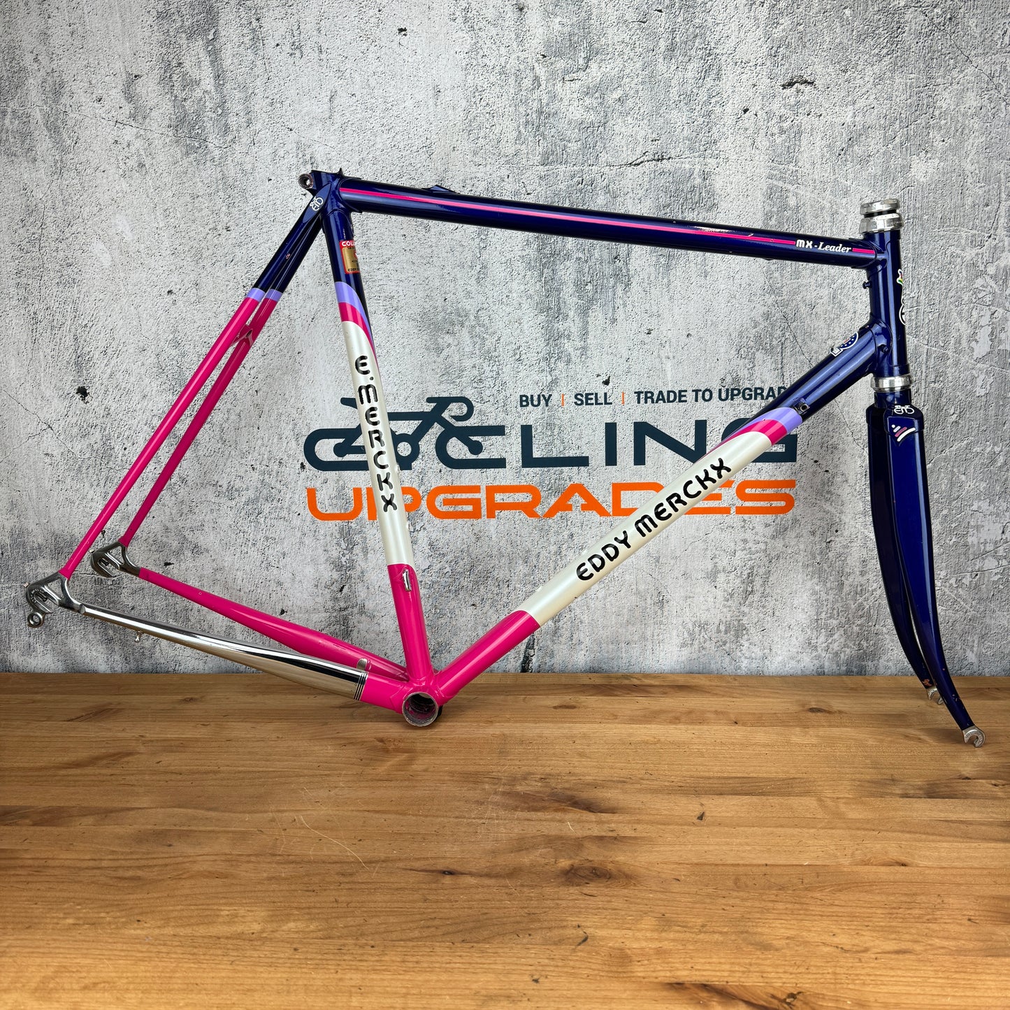 Eddy Merckx Telecom MX Leader 56cm Size Rim Brake Columbus Steel Frameset 700c