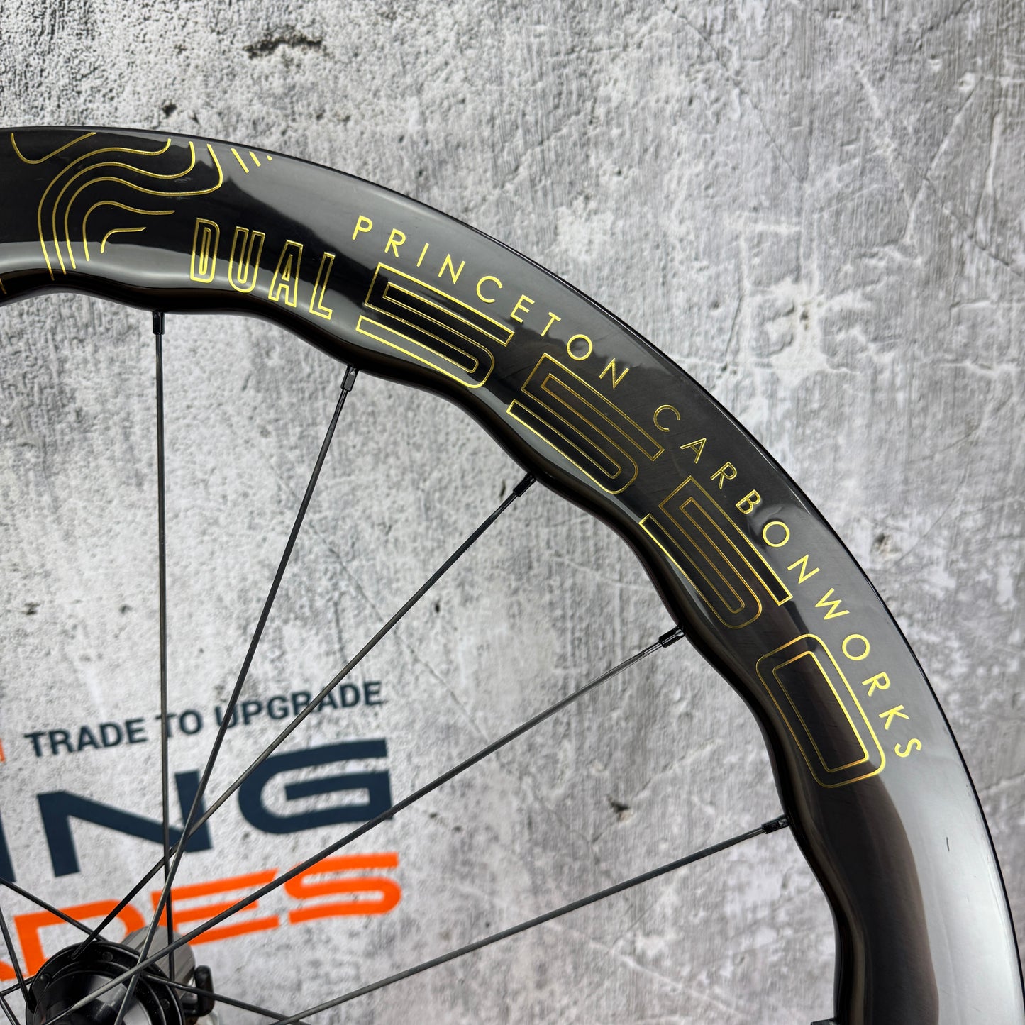 Princeton CarbonWorks Dual 5550 Carbon Tubeless Disc Wheelset 700c 1612g
