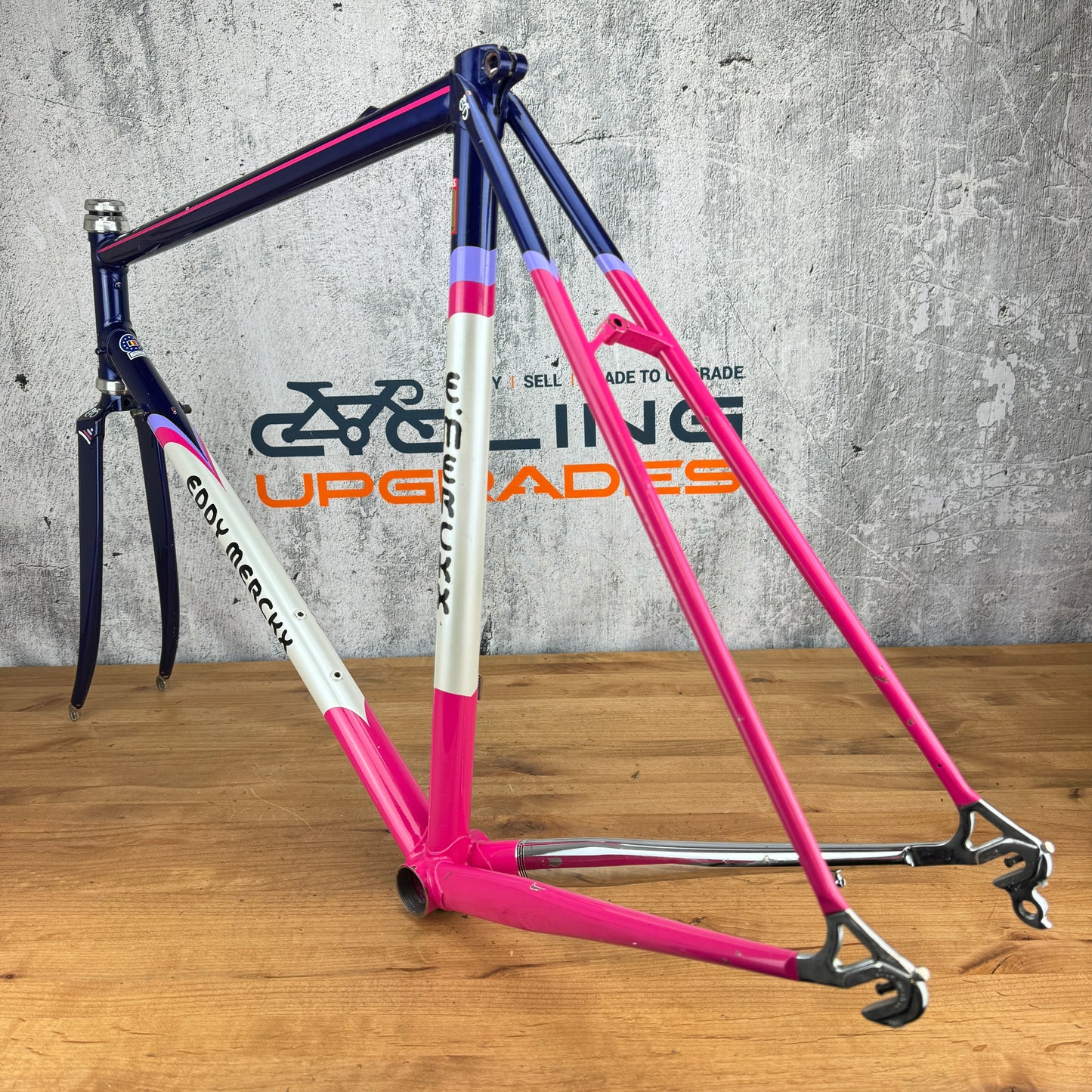 Eddy Merckx Telecom MX Leader 56cm Size Rim Brake Columbus Steel Frameset 700c