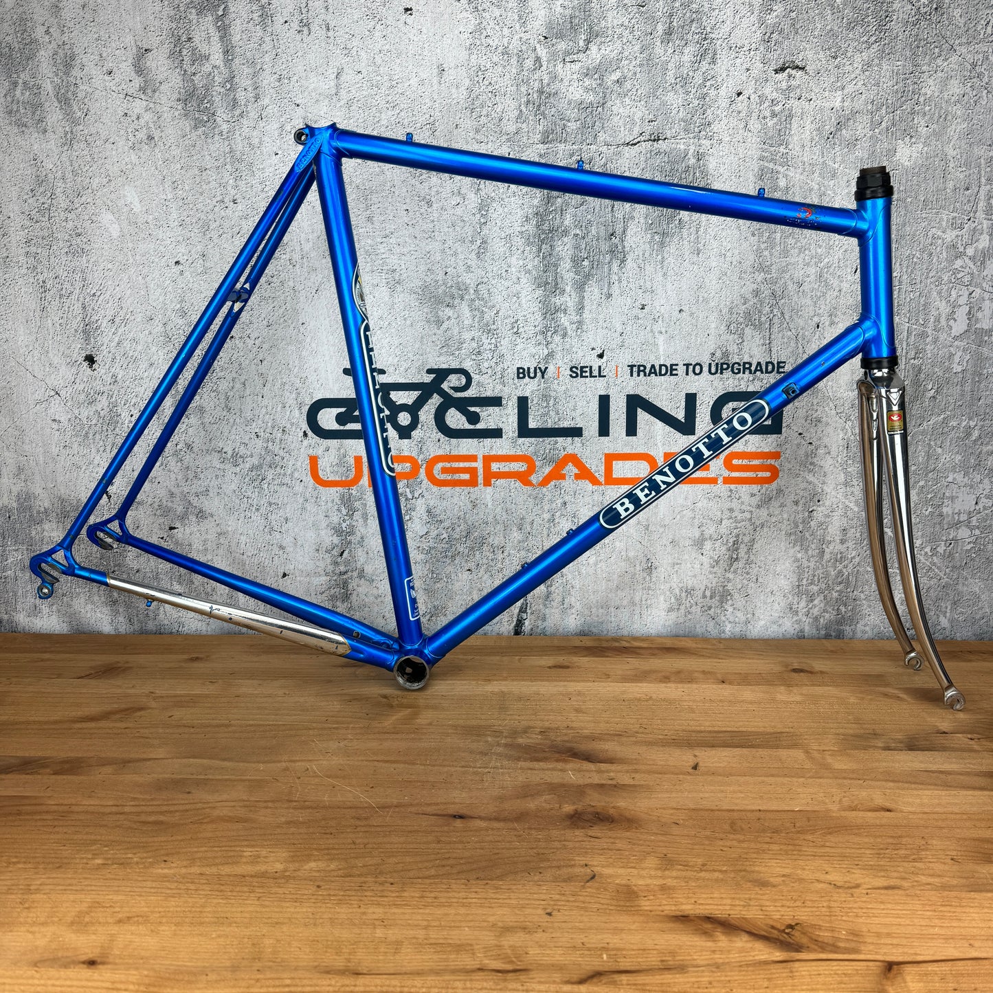Benotto MOD 2000 57cm Rim Brake Steel Road Bike Frameset 700c 2736g