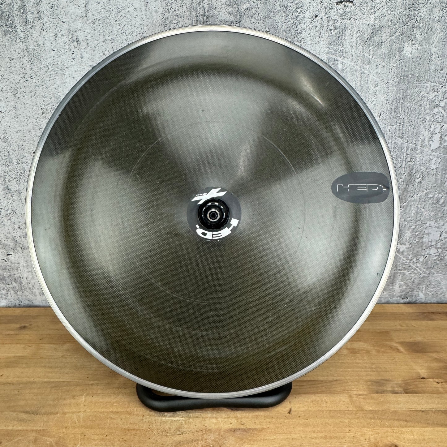 HED Jet Plus Carbon Alloy Full Disc Tubeless Rear Wheel 700c Rim Brake 1314g