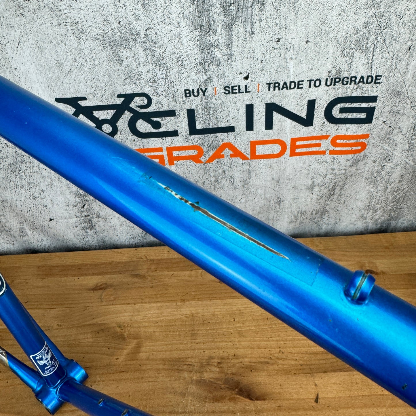 Benotto MOD 2000 57cm Rim Brake Steel Road Bike Frameset 700c 2736g