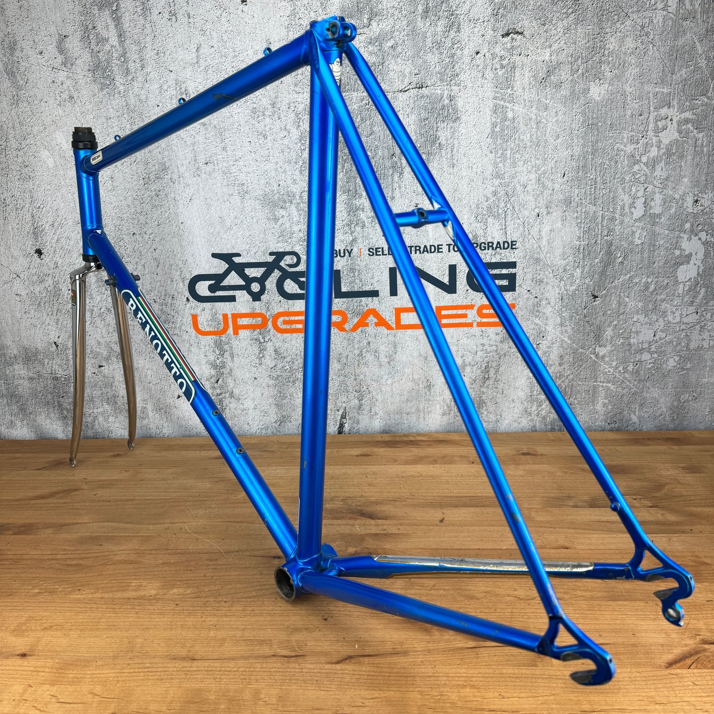 Benotto MOD 2000 57cm Rim Brake Steel Road Bike Frameset 700c 2736g