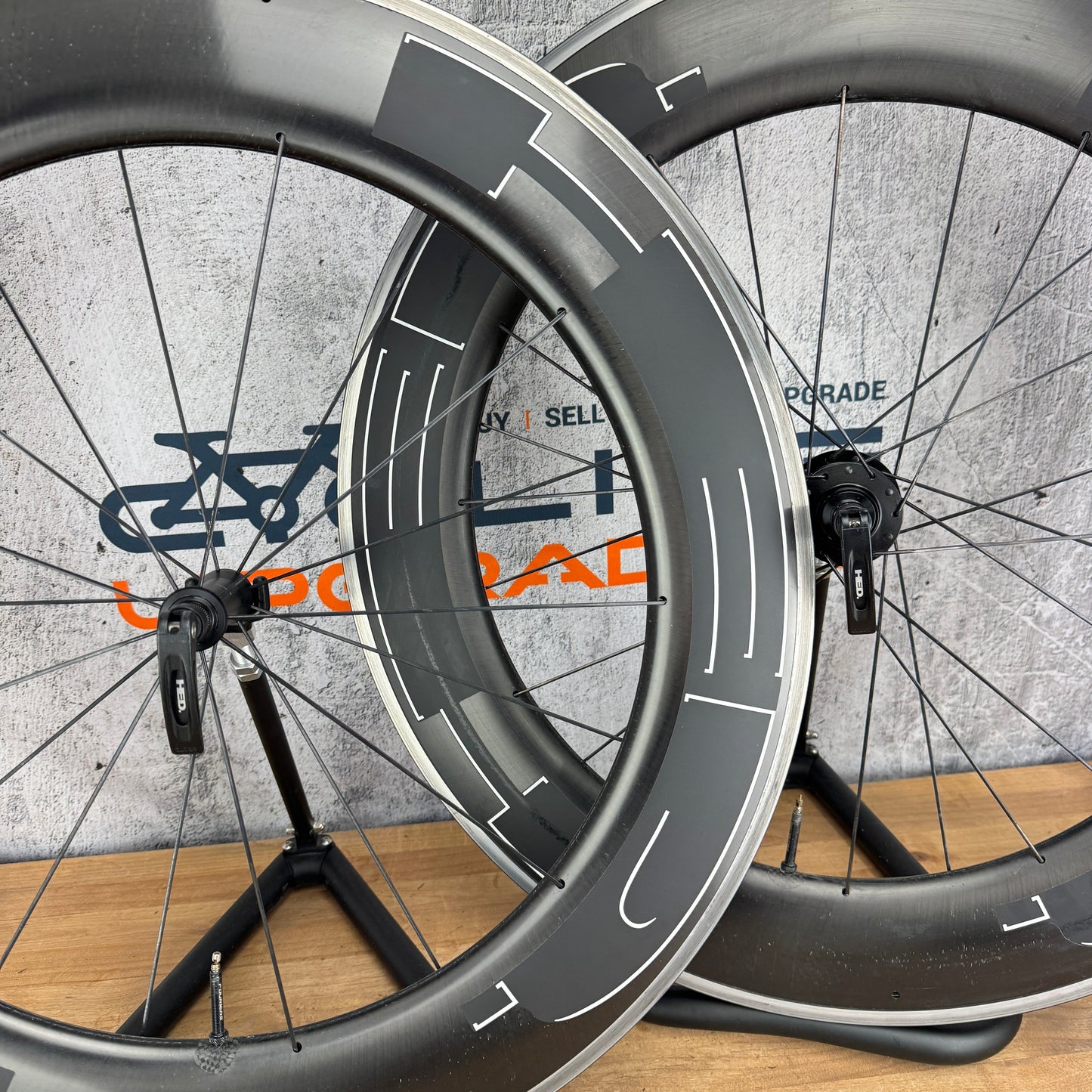 HED Jet RC9 Carbon Alloy Tubeless Wheelset 700c Rim Brake 1920g