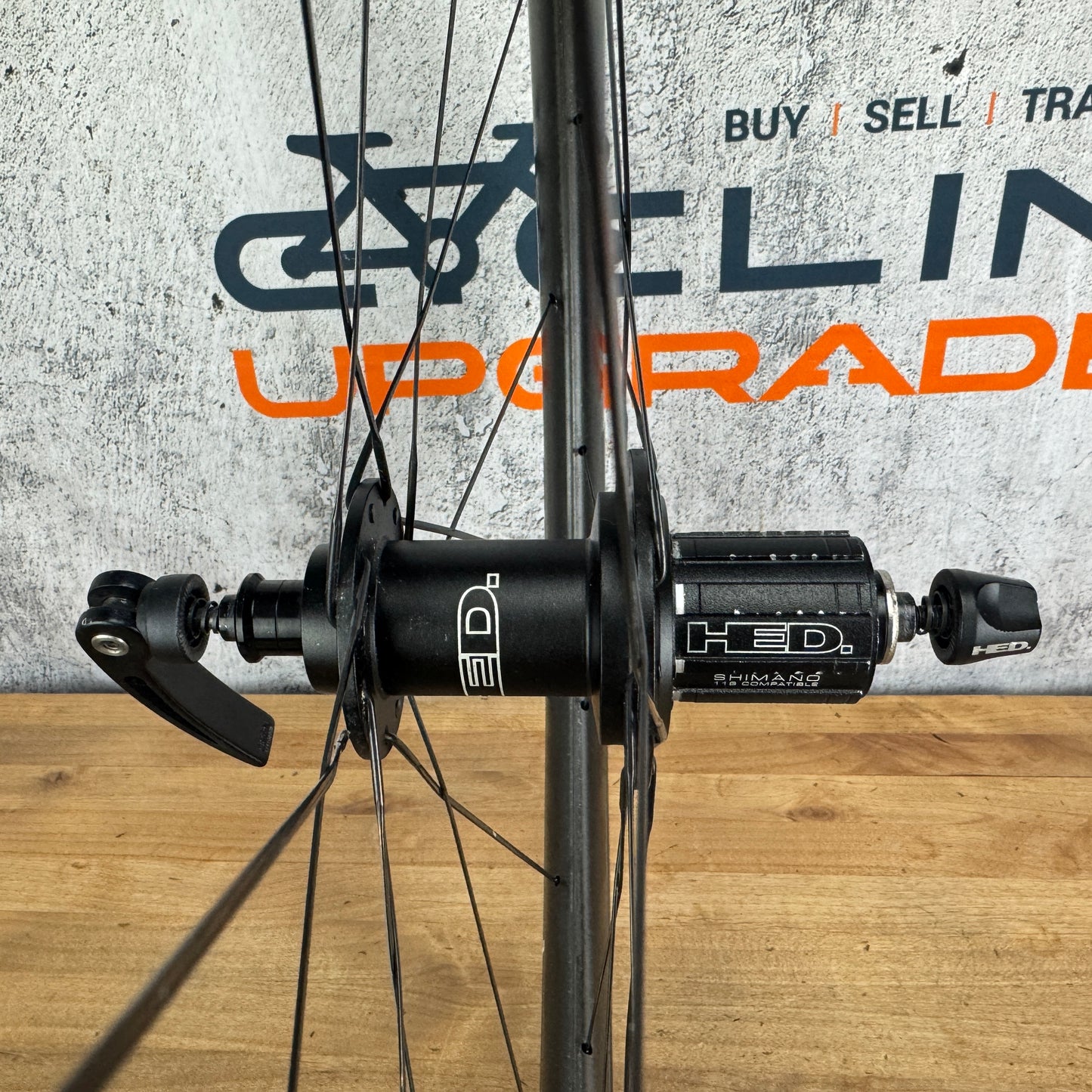 HED Jet RC9 Carbon Alloy Tubeless Wheelset 700c Rim Brake 1920g