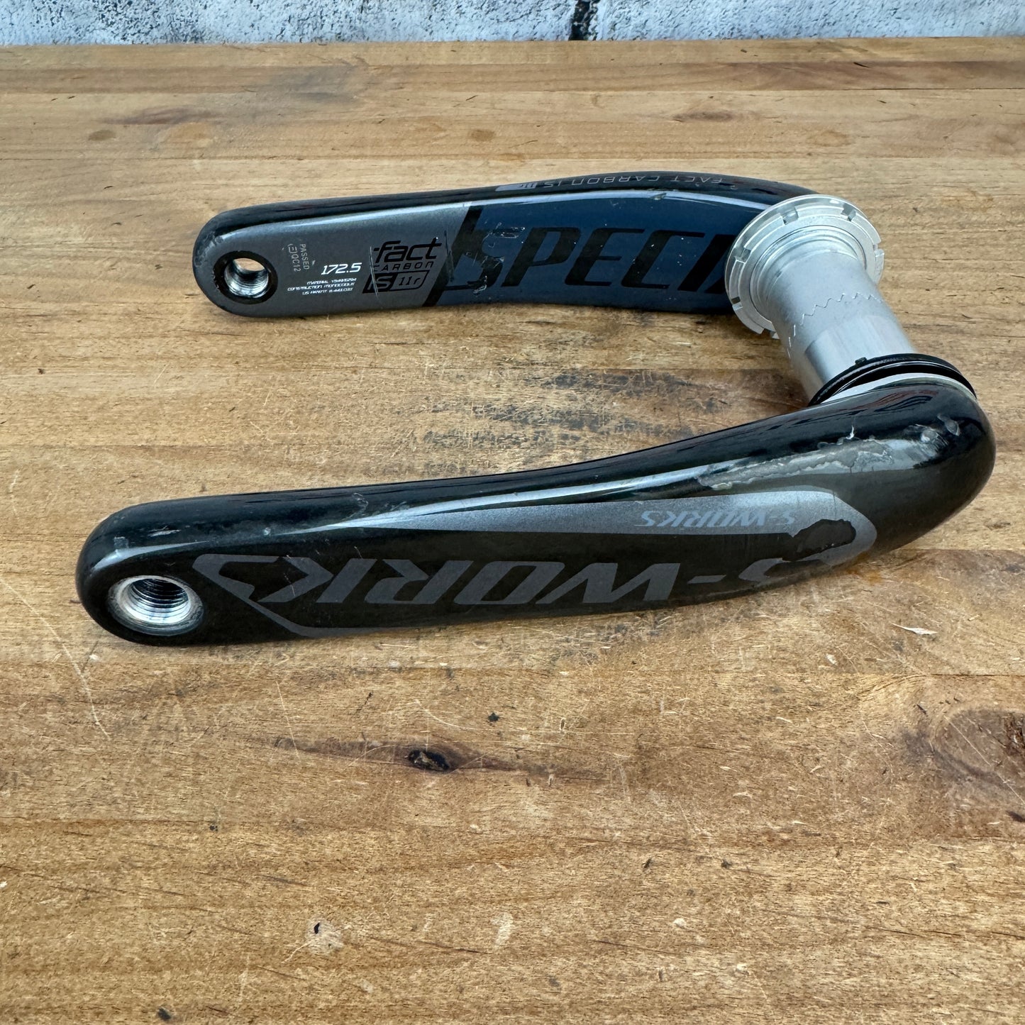 Specialized S-Works FACT Carbon Direct Mount 172.5mm Crank Arms 30mm Spindle