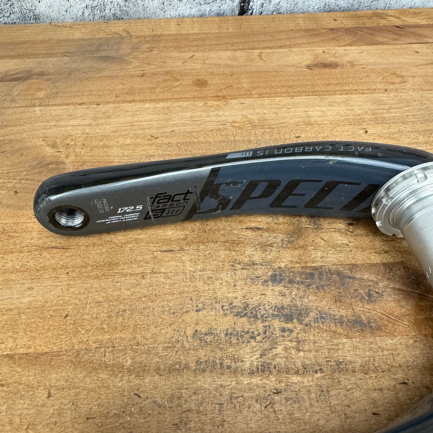 Specialized S-Works FACT Carbon Direct Mount 172.5mm Crank Arms 30mm Spindle